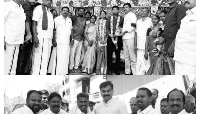 சேலம் வ.கோபால்ராசு இல்ல மணவிழா — துரை வைகோ எம்.பி. பங்கேற்று வாழ்த்தினார்